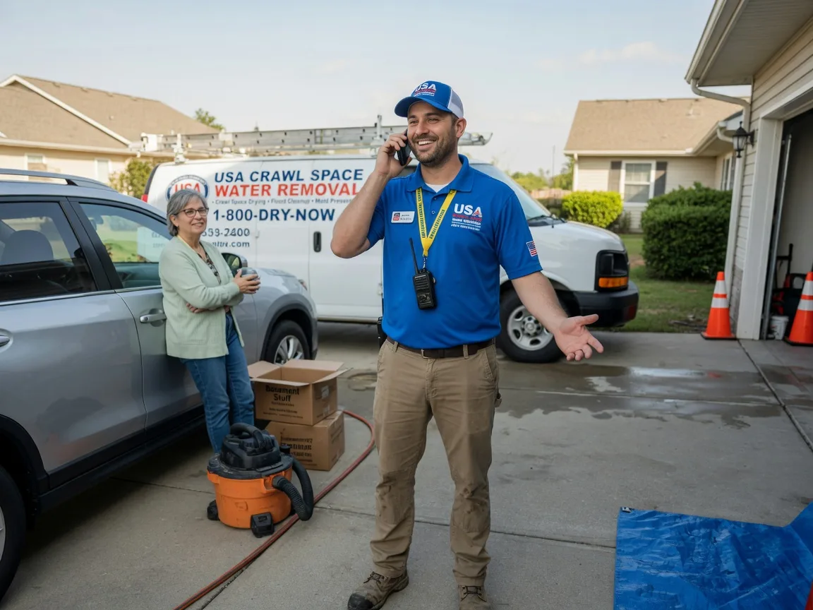 Crawl Space Water Removal Bidwell, OH FAQs